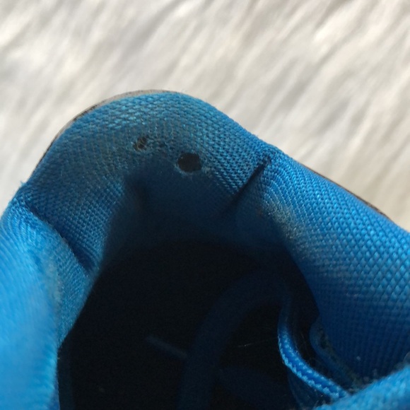 Nike Hyperdunk Black Camo and Blue Basketball Sneakers - Picture 9 of 9